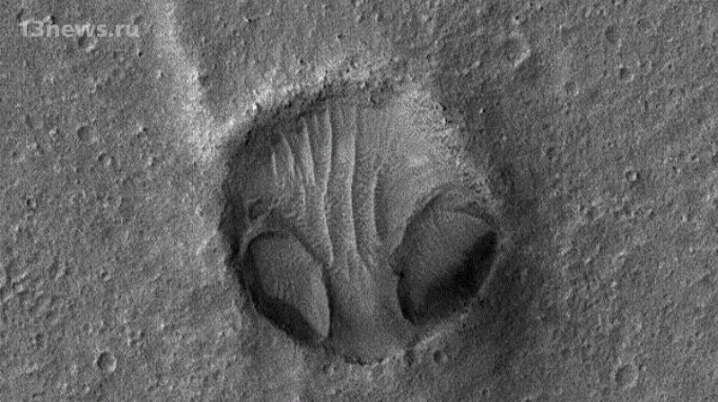 На снимках "NASA" обнаружили «голову  пришельца»