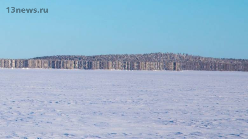 Финский пограничник сделал фото острова-миража, который не существует