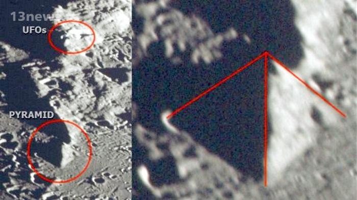 Уфологи сообщили о гигантской пирамиде на Луне