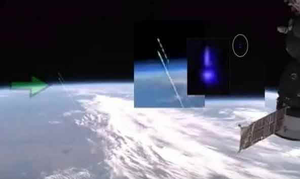 Старт НЛО с Земли, которые сняли камеры МКС в 2018. Могли ли это быть пришельцы?
