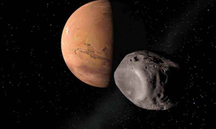 Страх и ужас спутники какой планеты. Спутники Марса Фобос и Деймос. Деймос (Спутник Марса). Марс Фобос Деймос Планета. Марс Планета спутники.