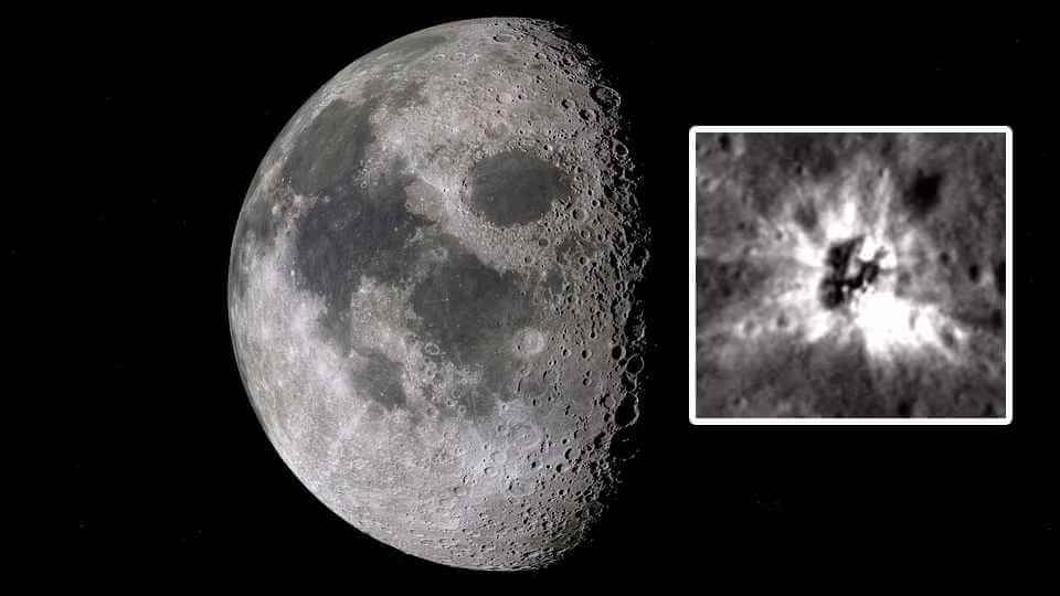 В лунном кратере астрономы заметили загадочный 17-метровый объект