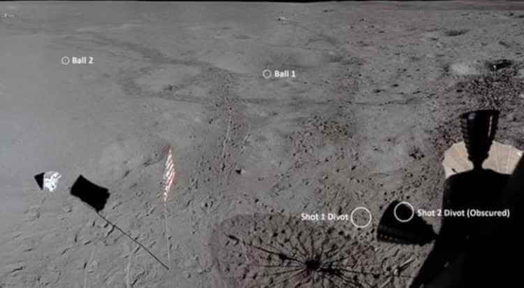 На снимках Луны найден «второй мяч для гольфа», который взял с собой командир Аполлона-14