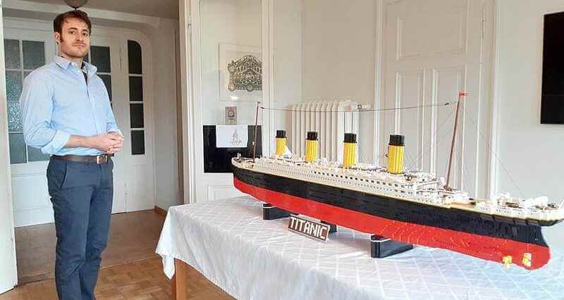 Daily Mail: копия Титаника была построена из Lego учителем из Швейцарии