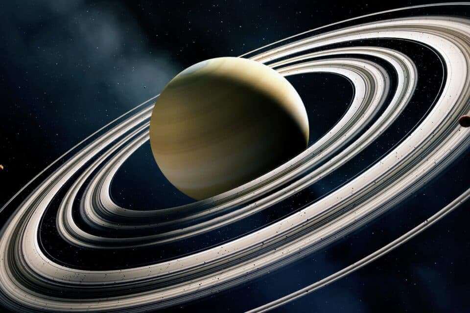 Кольца Сатурна могли образоваться после столкновения двух ледяных лун