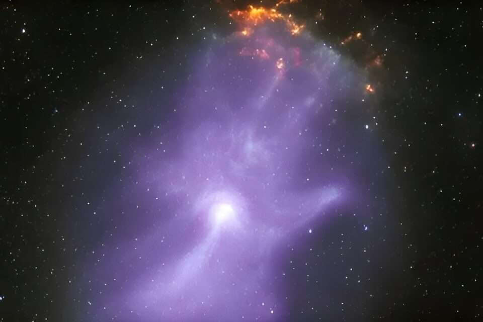 Призрачная "космическая рука" обнаружена рентгеновскими телескопами НАСА