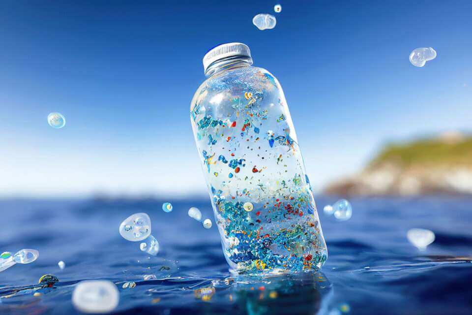 Сотни тысяч нанопластиков обнаружены в бутилированной воде