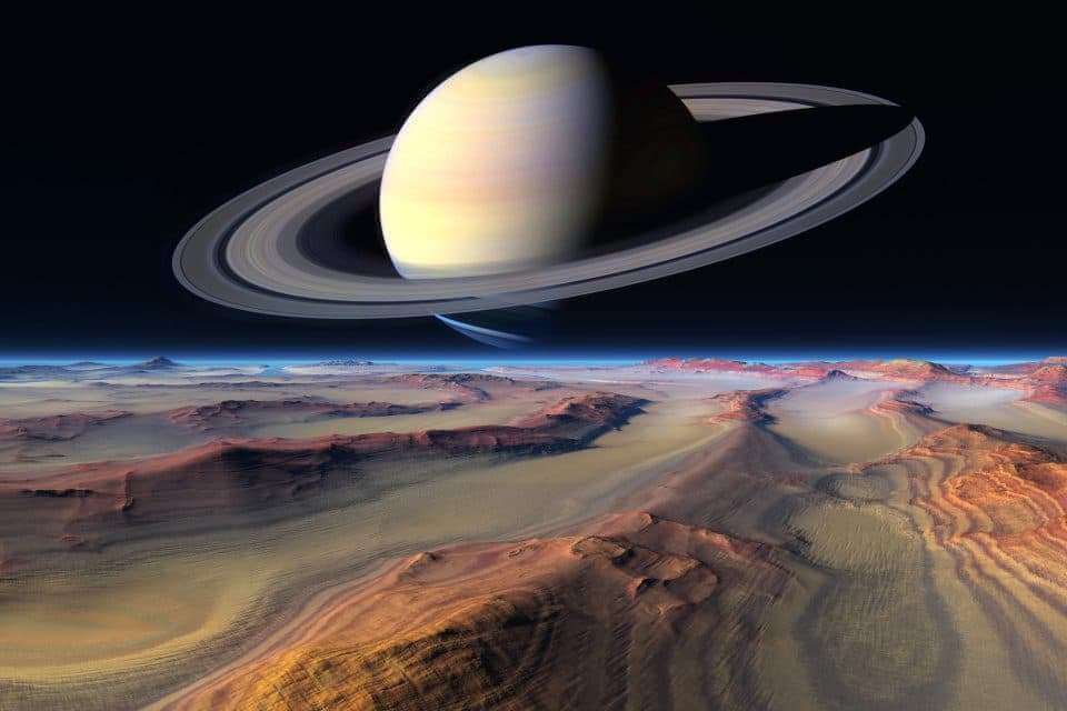 Луна Сатурна Титан имеет береговые линии, сформированные волнами